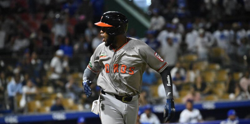 Bryan de la Cruz toma el toro por los cuernos en la liga dominicana