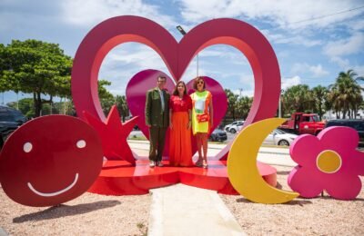 Diseñadora española Ágatha Ruiz de la Prada elogia a Carolina Mejía por belleza en el diseño de espacios en la ciudad