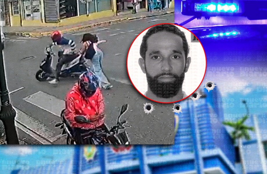 (VIDEO) Policía mata hombre que asaltaba mujeres en Santiago