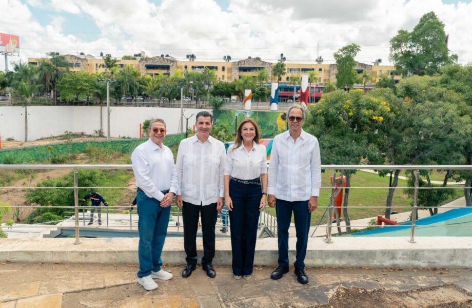 Popular y ADN supervisan avances de remozamiento del parque José Núñez de Cáceres