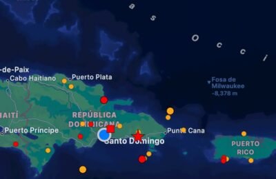 Se registra fuerte temblor de 5.5; es el segundo del día en RD