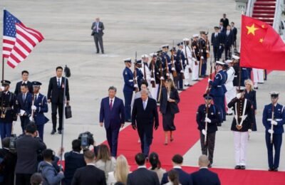 Trump despliega la alfombra roja para Xi Jinping en una inusual bienvenida a Washington
