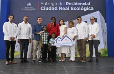 Banreservas financia 836 nuevos apartamentos entregados por Raquel Peña en Ciudad Real Ecológica