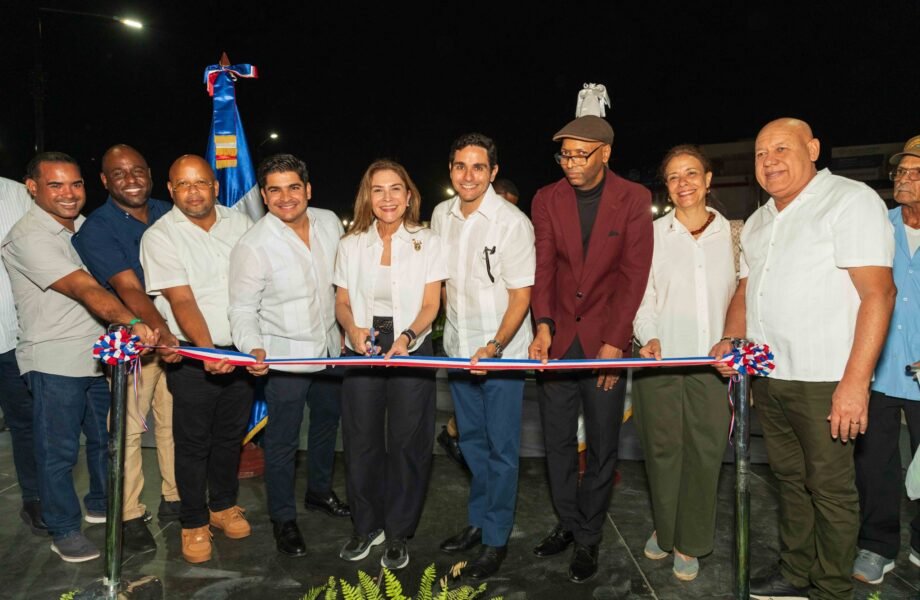 Alcaldía del DN y EMT transforman entorno de la Estación Horacio Vásquez con el nuevo parque Padre Castellanos