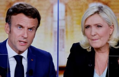 Le Pen y Mélenchon se disputarían la segunda vuelta presidencial francesa, según un sondeo