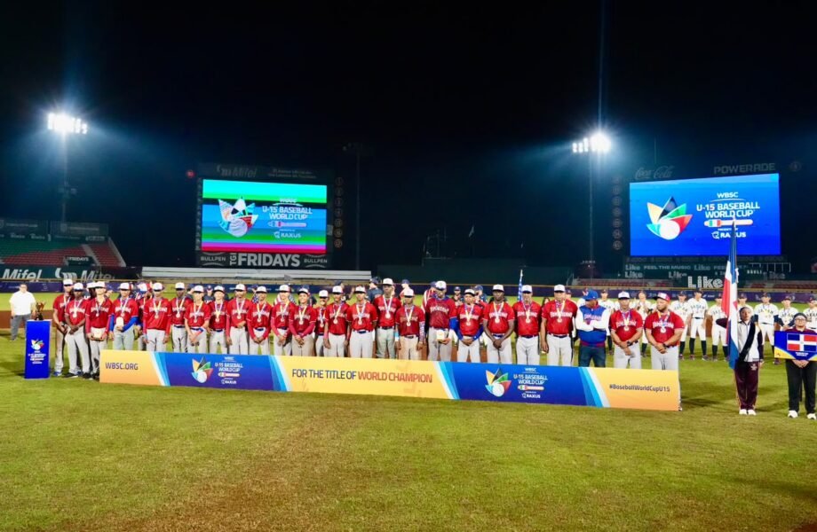República Dominicana conquista plata histórica en el mundial U15; japón se queda con el bronce y EEUU con el oro