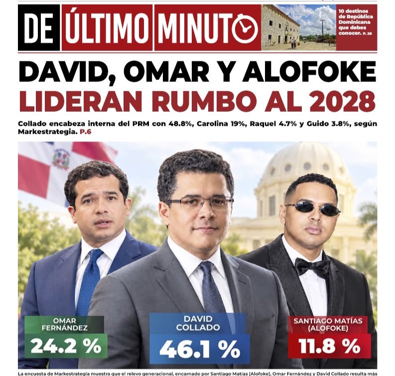 De Último Minuto pone en circulación su nueva edición impresa de octubre con resultados de encuesta nacional de Markestrategia